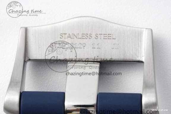 0417 Fashionable Seamaster Diver 300M ZF 1:1 Best Edition Blue Ceramic Blue Dial on Blue Rubber Strap A 7822